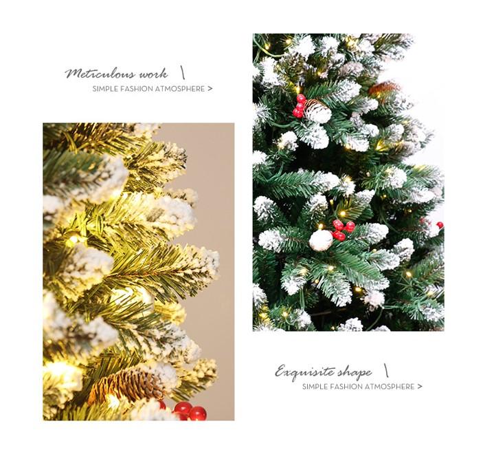 StarryLights artificial Christmas tree 180 cm x 78 cm with LED lighting
