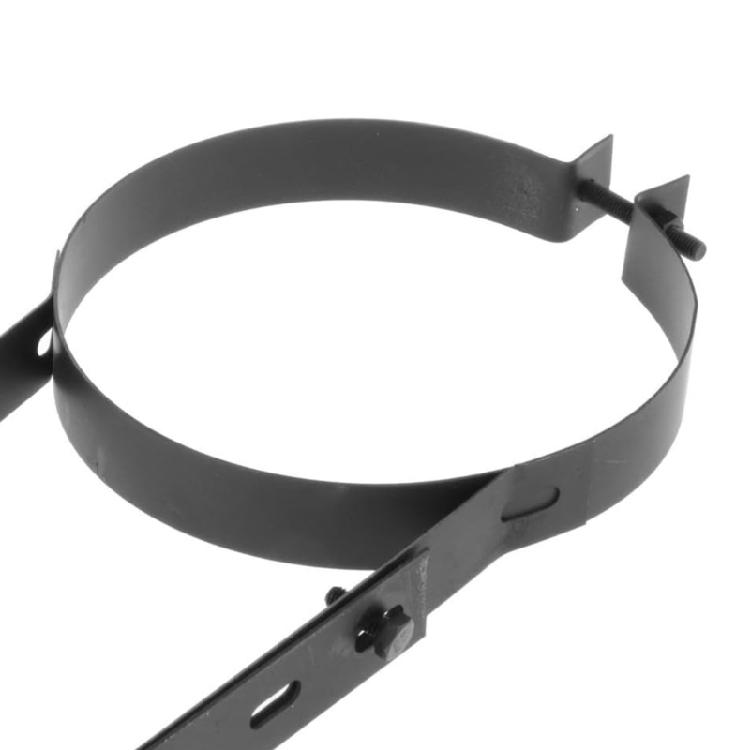 Multipurpose Chimney Pipe Clamps Smokes Pipe Bracket Chimney Pipe Holder Adjustable Stainless Steel Wall Support