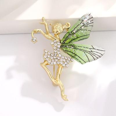 Diamond Butterfly Brooch Scarf Sweater Accessories