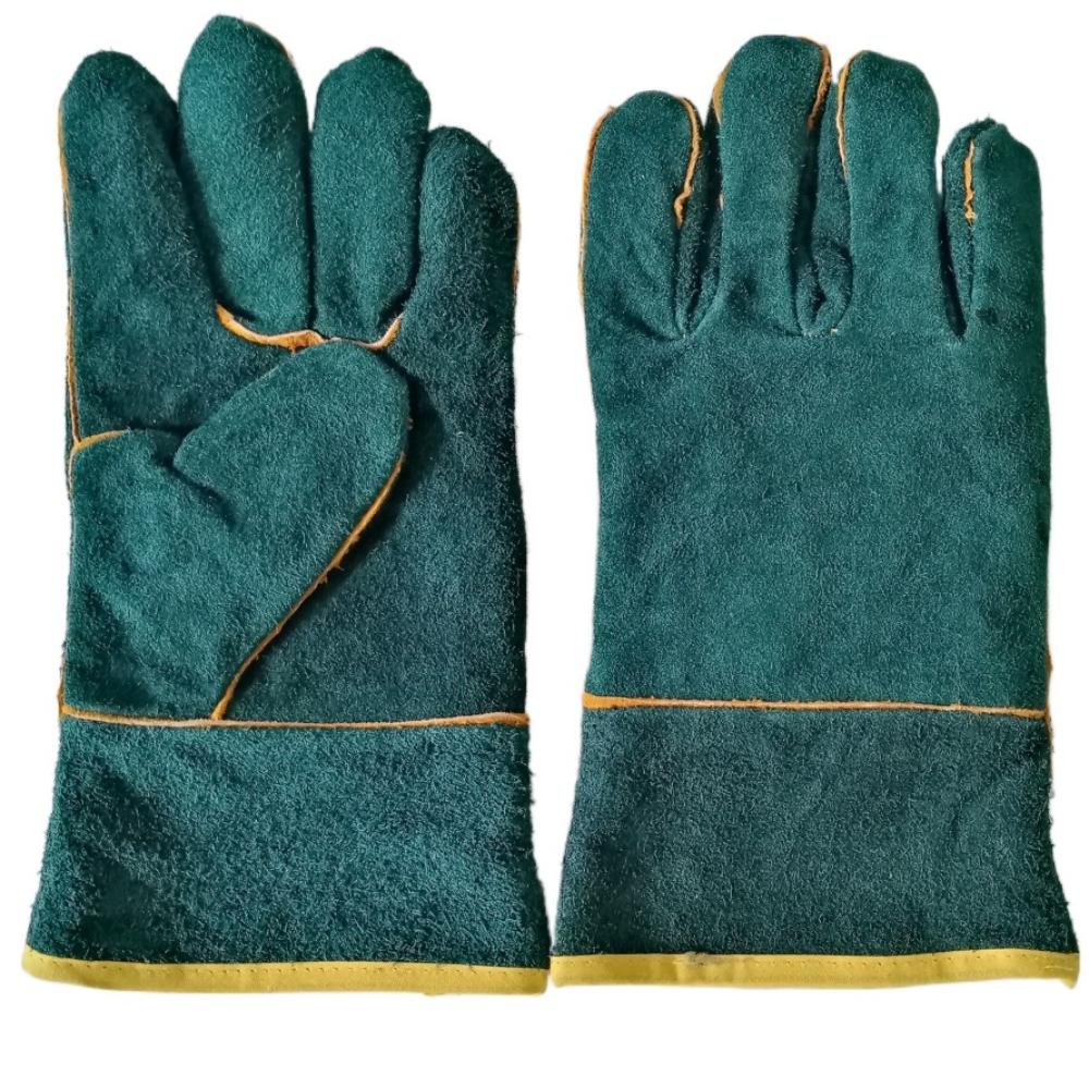 Ein Paar Verdickende Greifende Haustier Anti-Biss Handschuhe Langlebige Sicherheits-Bisshandschuhe Umgang mit Hunden