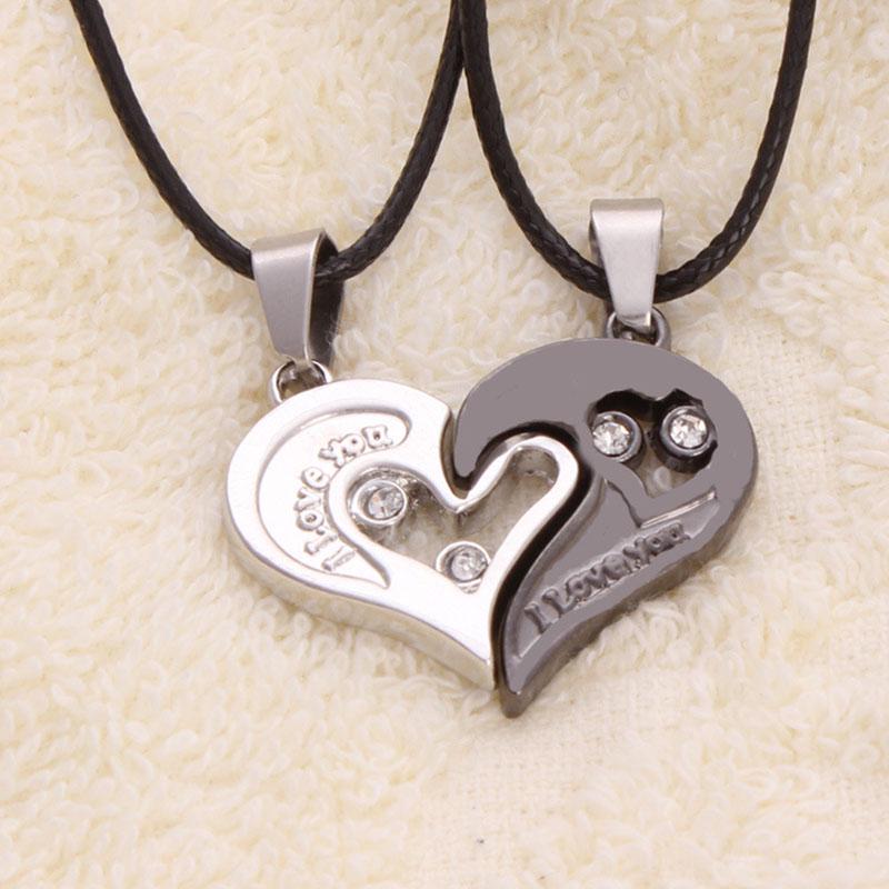 Pair Silver Couple Heart Love 