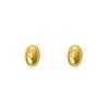 Titanium Steel Does Not Fade 316 Material Water Drop Oval Personalized Texture Earrings Stainless Steel Stud Earrings