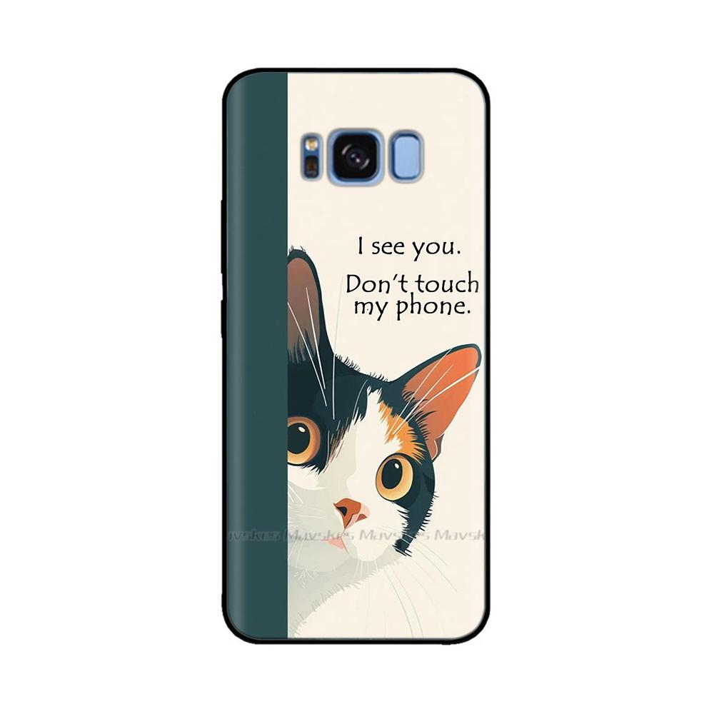 For Samsung Galaxy S8 Plus Phone Case Heart-Butterfly Funda For Samsung S8 S8Plus Cases Liquid Silicone Bumper GalaxyS8 Shells