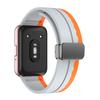 Magnetischer D-Faltverschluss Sport-Silikonband Für Samsung Galaxy Fit3 Fit 3 SM-R390 Ersatzarmband Armband