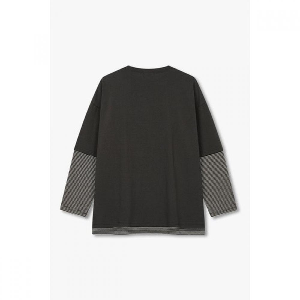 STudio Tomboy STripe Layered Long Sleeve T shirT 9176322979