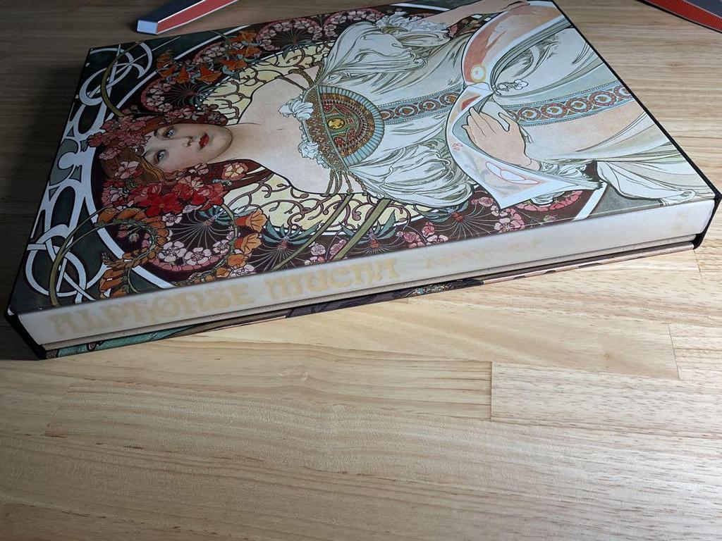 [USED] Alphonse Mucha size A3 extra large book + 3 special framed editions