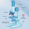 Dětský mikroskop s LED světlem 100-1200x zvětšení Biologický mikroskop pro batolata Vzdělávací mikroskop Vědecký experiment Mikroskopická hračka
