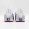 HF5076-100 Nike Shox R4 White and Metallic Platinum (Women's)