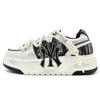 Chunky Liner Abrasion Resistant Slip Resistant Low Top Skateboard Shoes Unisex Beige Black 3ASXCA12N-50WHS(Team625-)