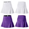 Women Running Skirt High Waist Double Layer Fitness Quick Dry Short Skirt