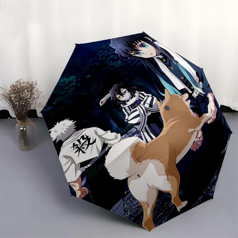 1 Stück Kaguya Satsuki & Shunmura Ryuuji Outdoor-Regenschirm - Automatisches Öffnen/Schließen - 3-fach faltbar - Festivalgeschenk für Fans - Geeignet für Reisen & Dai