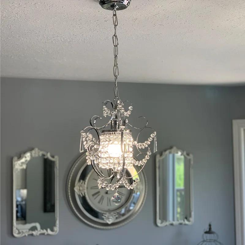 Modern Crystal Chandelier Farmhouse Ceiling Light Decor Lamp for Dining Living Room Bedroom Restaurant Home Hotel Loft