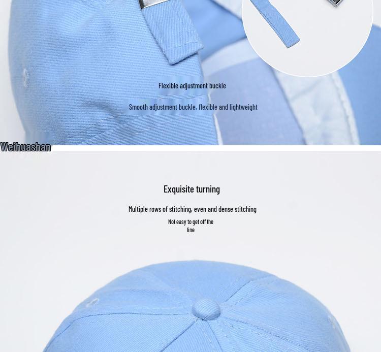 Pure Cotton Embroidered Volunteer Baseball Cap - Custom Work & Sun Hat with Logo