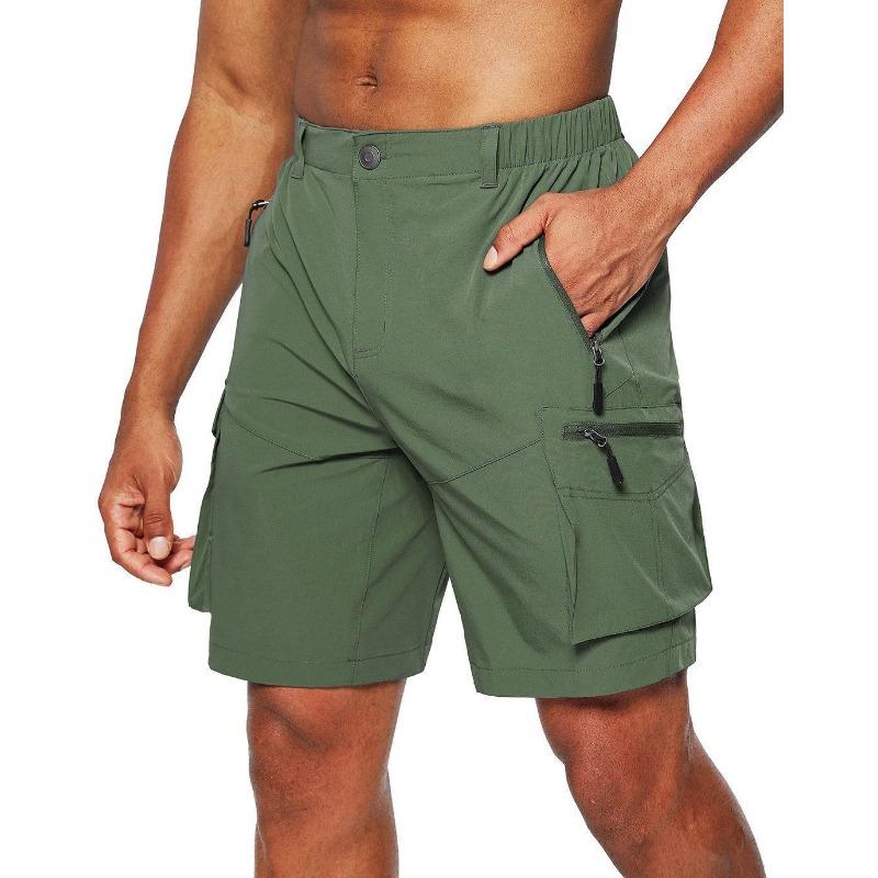 

Workwear Shorts, Zipper Shorts, Multi Pocket Men s Shorts XXXL синій