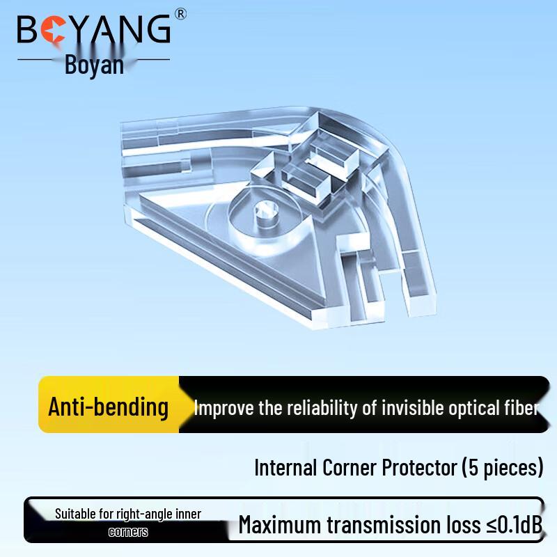 BOYANG Invisible FTTR Fiber Optic Cables & Corner Protectors