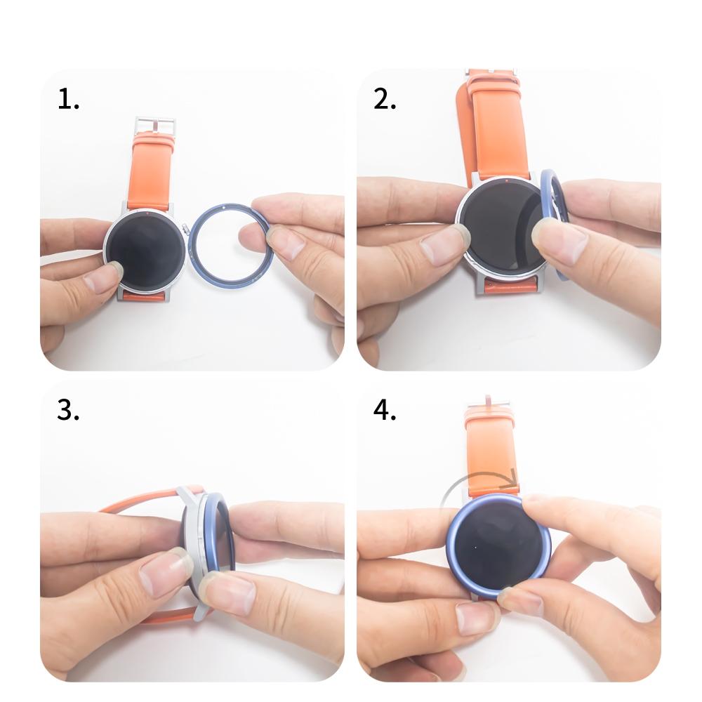 Lünette für Nothing CMF Watch Pro 2 Smartwatch Metallgehäuse Lünettengehäuse Einfarbige Ersatz-Hartschalenhülle 5 FARBEN Sind Verfügbar