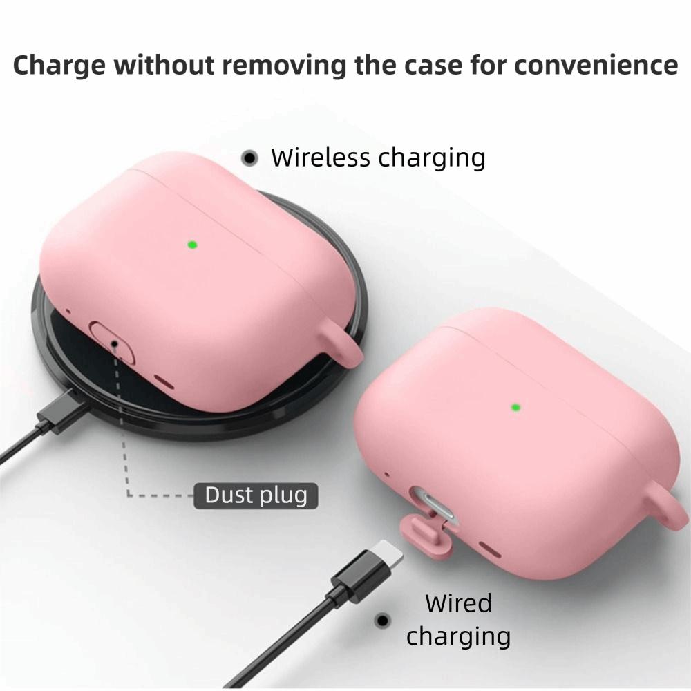 Dustproof Earbuds Cleaning Kit with lanyard Charging Box Shell Protective Case for Airpods Pro 3