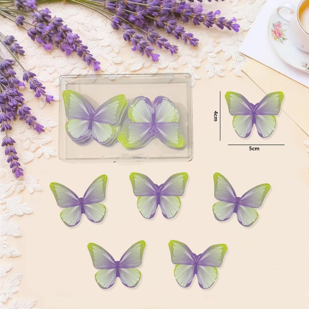 Edible Wafer Paper Butterfly Decoration for Desserts and Cold Dishes