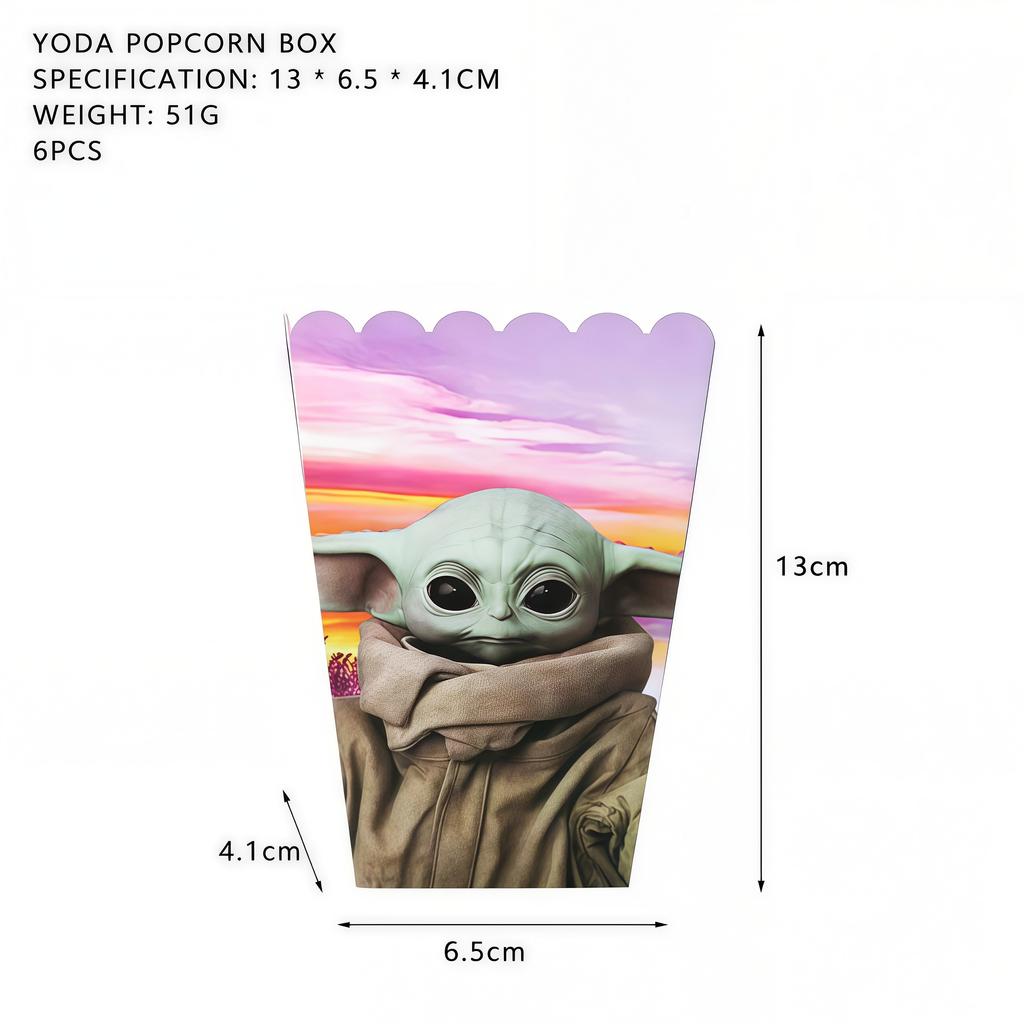 Star Waring Yoda Baby Theme Birthday Party Decoration Plate Napkin Cup Balloons Banner for Boys Favor Baby Shower Supplies Gifts