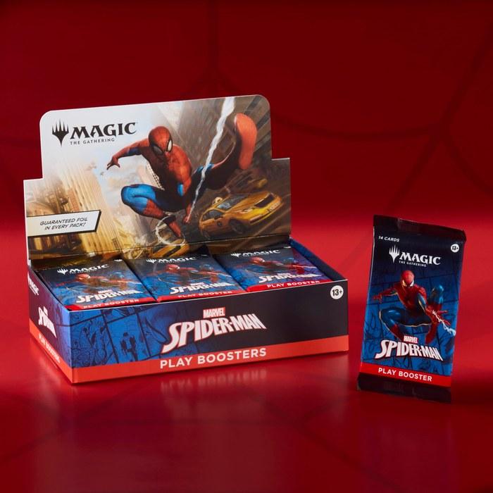 Magic: The Gathering Marvel Spider-Man Play Booster English Edition (Box of 30 Packs) MTG Trading Card Wizards of the Coast SPM D45240000
