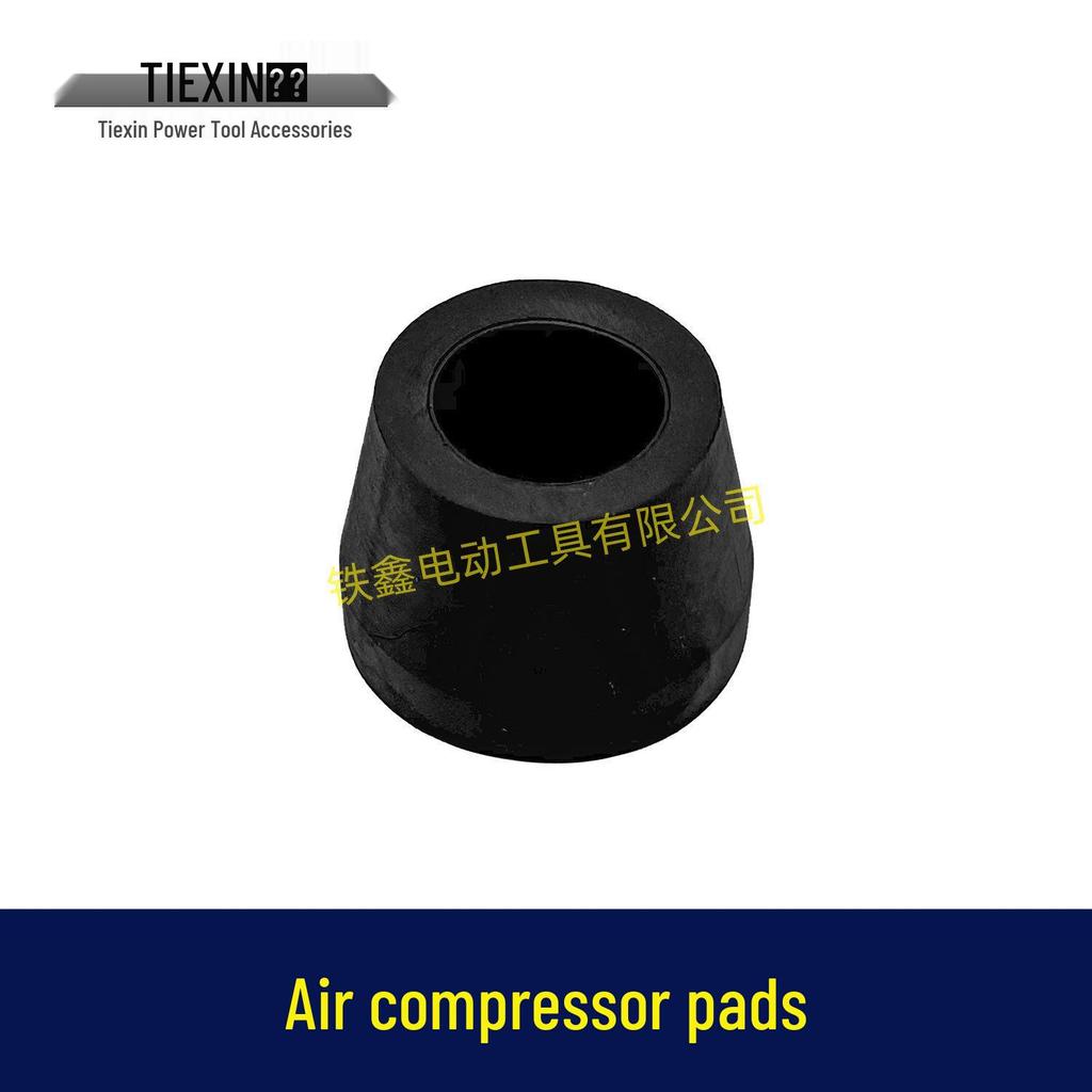 Shock Absorbing Air Compressor Rubber Foot Pad - Oil-Free, Anti-Vibration, Model 02476