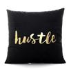 Black Bronzing Gold Foil Pillowcase Super Soft Velvet Cushion Decorative Pillow Home Decor Sofa Throw Pillows Christmas Gift 17