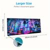 Cyberpunk Color Mouse Pad Large Gaming Table Cushion Non-slip Laptop Tablet Big Mousepad XXL Mat Mini PC Playmat With Lock Edge