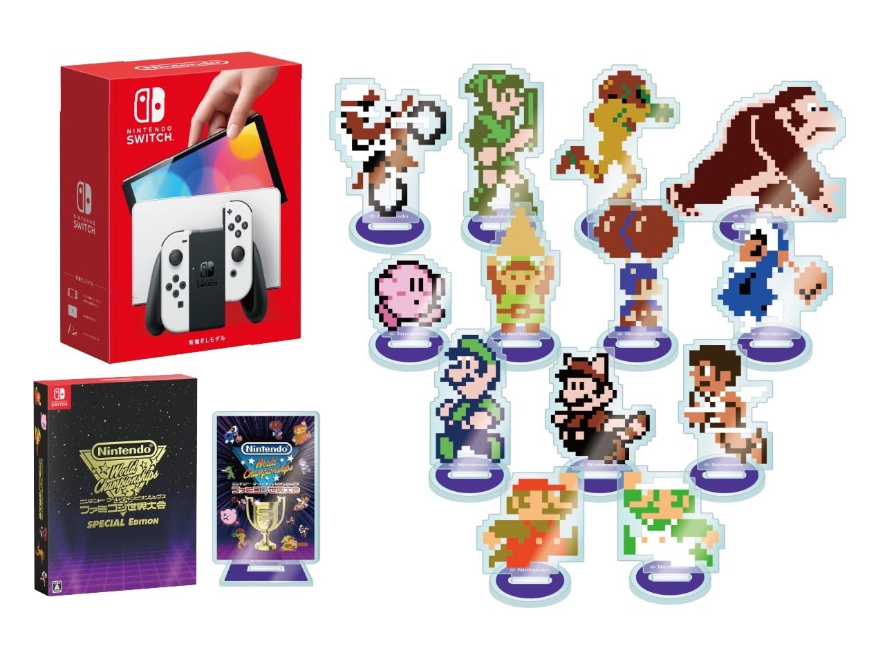 

with a set of 13 types of Prime Day limited acrylic Nintendo Switch EL White Nintendo World Championships Famicom World Tournament Special Edition