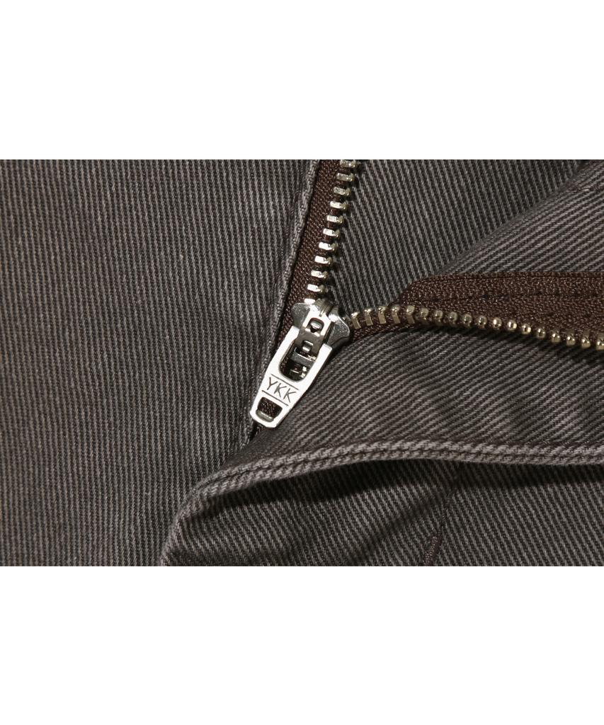 BASEMOMENT Washed Fatigue Work Pants Ash Brown