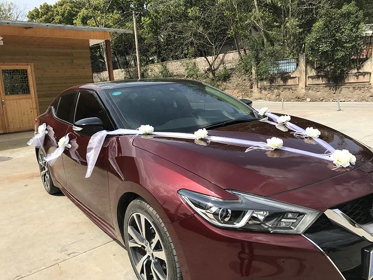 Creative Wedding Car Decoration Flower Set: New & Stylish Simulation Flowers for Wedding Cars