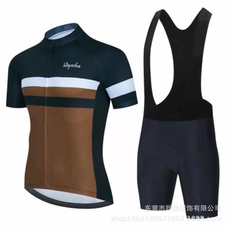 Mens Cycling Jersey Shorts Set Mountain Road Bike Riding Breathable Quick-Dry Performance Wear