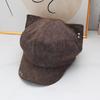 Cute cat ears polka dot newsboy hat children spring and autumn new fashion octagonal hat show face little painter hat