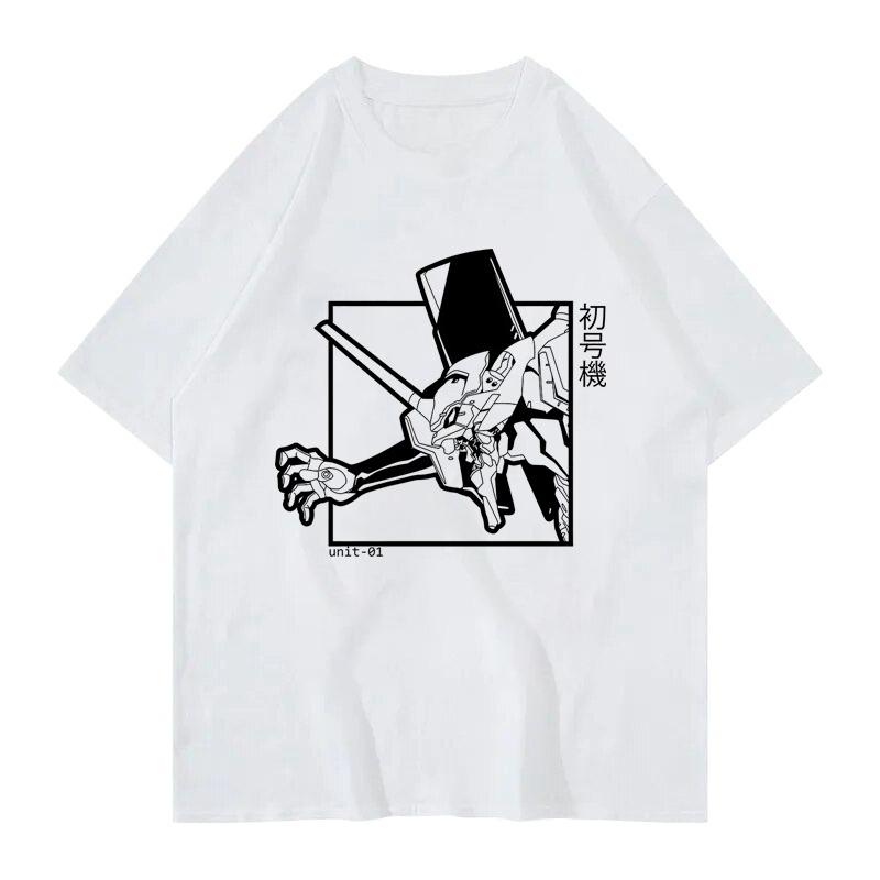 

Summer 2026 EVA Graphic T Shirts Unisexs Clothing Y2k Cotton Loose Casual Womens Short Sleeved Tee Tops Japanese Anime Peripheral 3XL