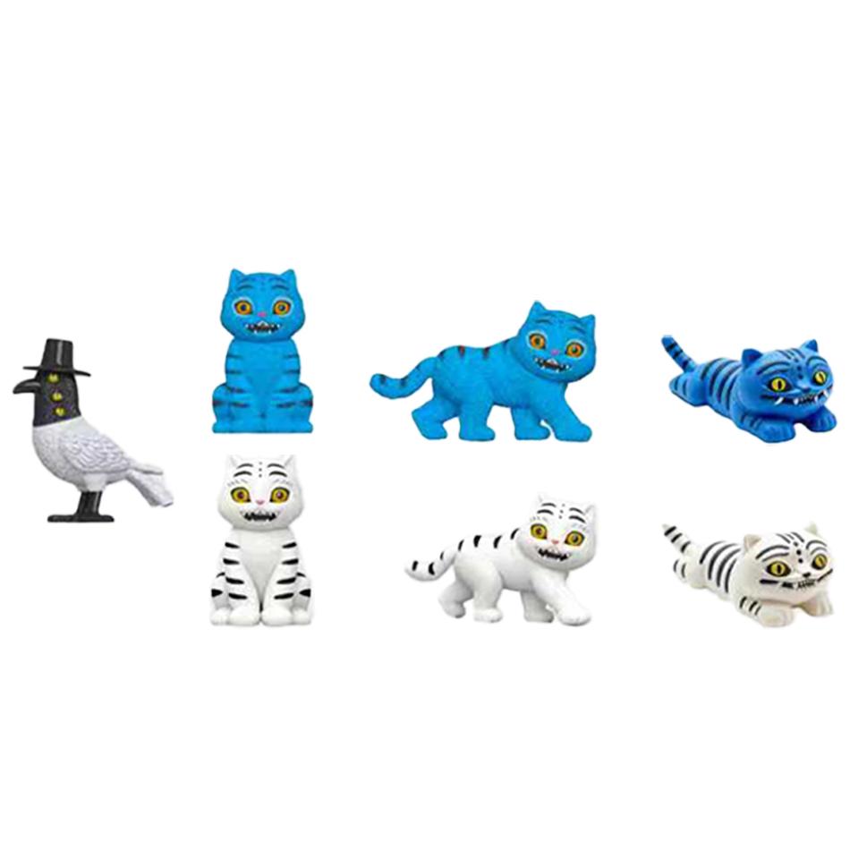 Anime Kpop Dämonenjäger Figur Modell Spielzeug Cartoon Gaming Zubehör Schreibtischdekoration Sammlerfiguren Modell Puppen Set Spielzeug