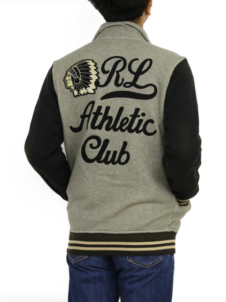 POLO RALPH LAUREN Stadium Jacket with Indian Size L Men's Embroidery, (Product Code 0101573)