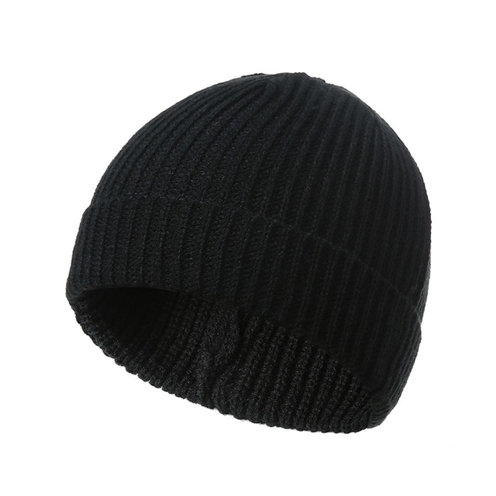 Outdoor Unisex Warm Cap Delicate Stripe Knitting Windproof Sports Knit Hats