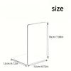 Set of 2 Acrylic Book Holders - Desktop Book Organizer - Book Display Shelf for Office, Home, And Bookstore