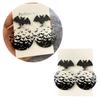Clear Acrylic Bat Earrings Exquisite Ear Studs Fashionable Ear Jewelry Gothic Ear Drops for Halloween Party Celebrations