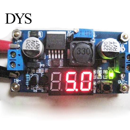 Modulo convertitore di potenza Buck Step-Down LM2596 Voltmetro CC da 2,5-40 V a 1,25-37 V