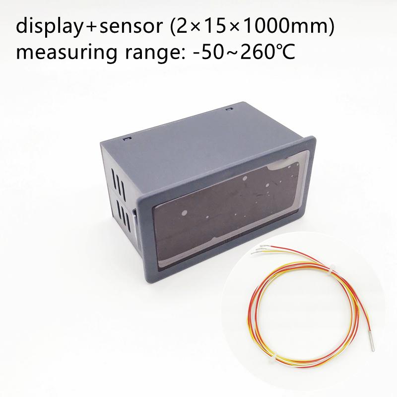 Digital Thermometer AC 220V for Pt100 3 Wire Pt 100 Temperature Indicator Red LED 5135H Thermal Display Range -50 to 400°C