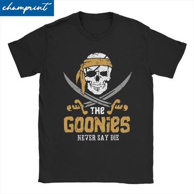 The Goonies Skull TV Series T-Shirts for Men Women Funny Pure Cotton Tee Shirt Round Neck Short Sleeve T Shirt Summer Clothing