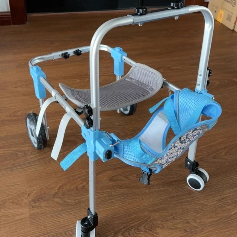 Adjustable Dog Hind Leg Wheelchair Disabled Pet Walker with Hind Leg Support and Hip Support Dog/Cat Hind Leg Auxiliary Vehicle