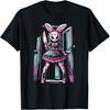 Pastel Goth Bunny Mask Girl Horror Slasher Anime Alt Rabbit T-Shirt
