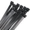 Self-locking Plastic Nylon Cable Tie 100 Pieces Black 5x300 Cable Tie Fastening Ring 3x200 Industrial Cable Tie Cable Tie Set