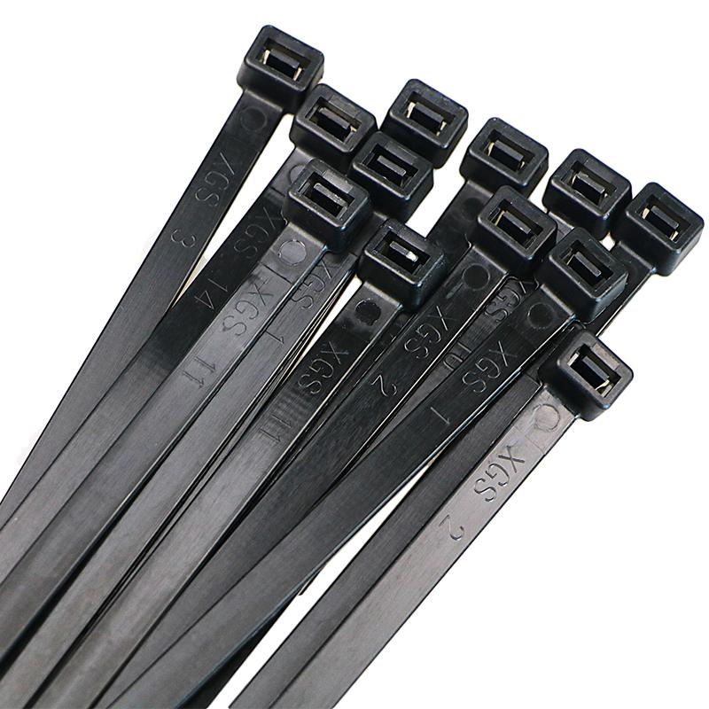 Self-locking Plastic Nylon Cable Tie 100 Pieces Black 5x300 Cable Tie Fastening Ring 3x200 Industrial Cable Tie Cable Tie Set