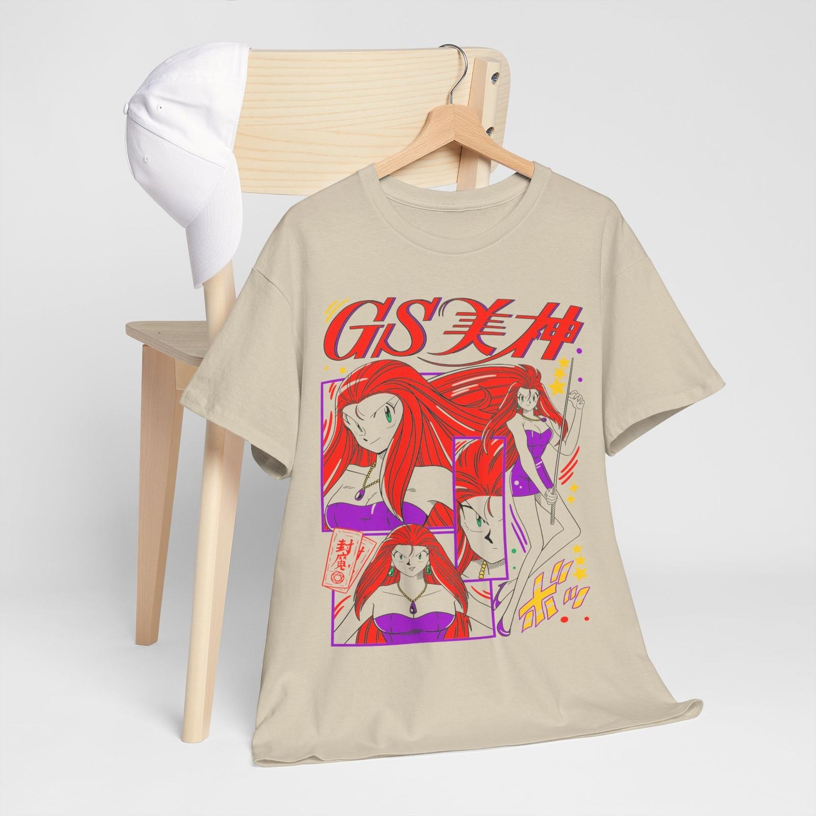 Ghost Sweeper Mikami T-Shirt Mens Womens Tees Top 90s Anime Kawaii Girl cartoon shirt anime clothes XL