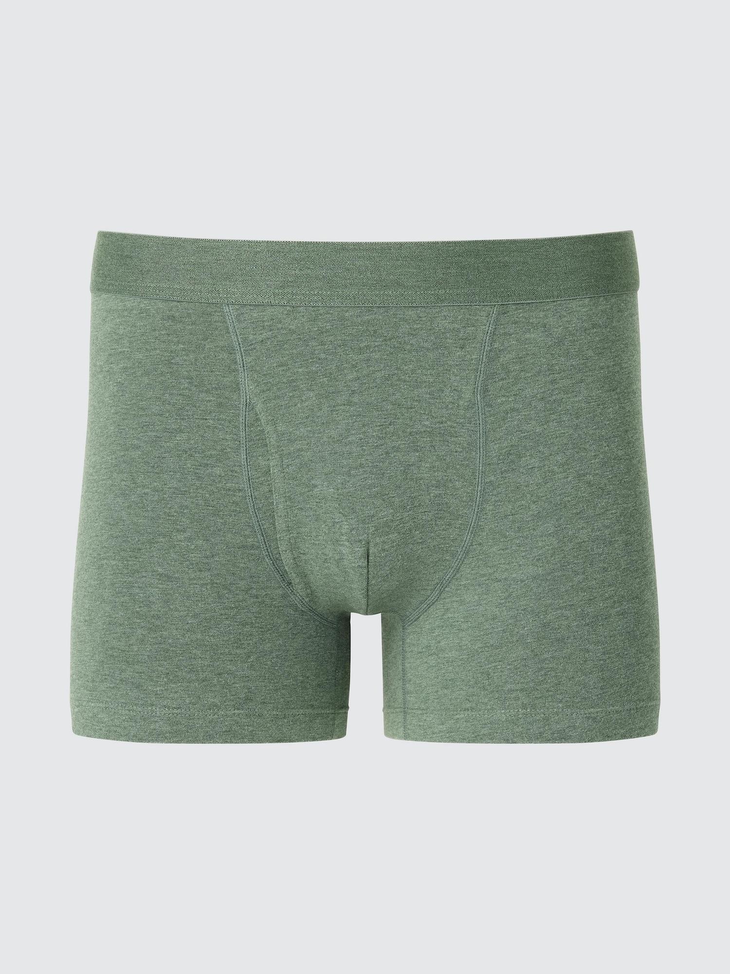 

Uniqlo Japan Cotton Boxer Briefs Front Opening 54 GREEN/4XL