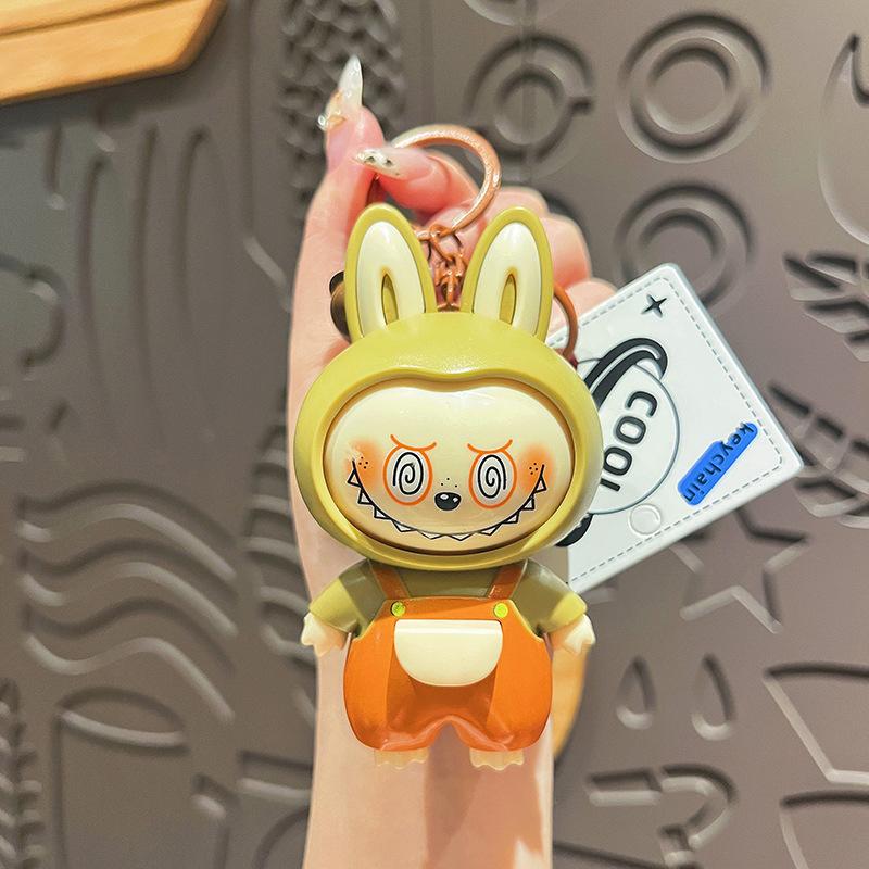 

Face Changing Keychain Cute Cartoon Children s Toy Bag Pendant оранжевый