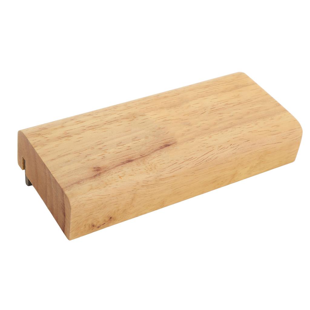 90 Degree Fret Beveling File with Arc Radius Wooden Base Fret End Dressing File for Guitar Bass Ukul