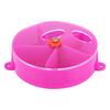 Bird Pet Foraging Feeder   Food Wheel Feeding Storage Box Toy Purple